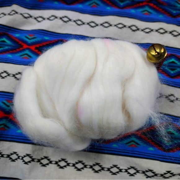 Bearded Santa Claus Doll Head Christmas Ornament Vtg 80s 1990s Traditional Jolly - Picture 5 of 5